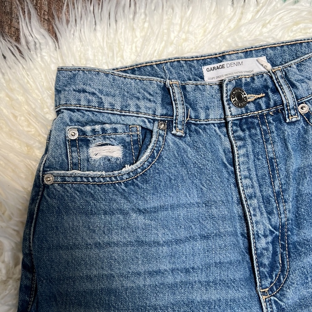 Garage Denim Mom Distressed Jeans - Picture 5 of 14